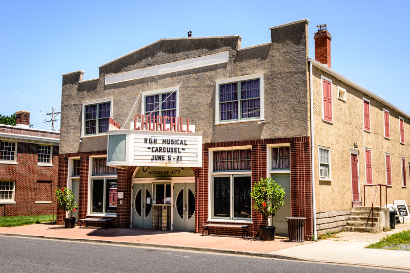 Churchill Theatre Community Building, 103 Walnut Street, Church Hill, Maryland